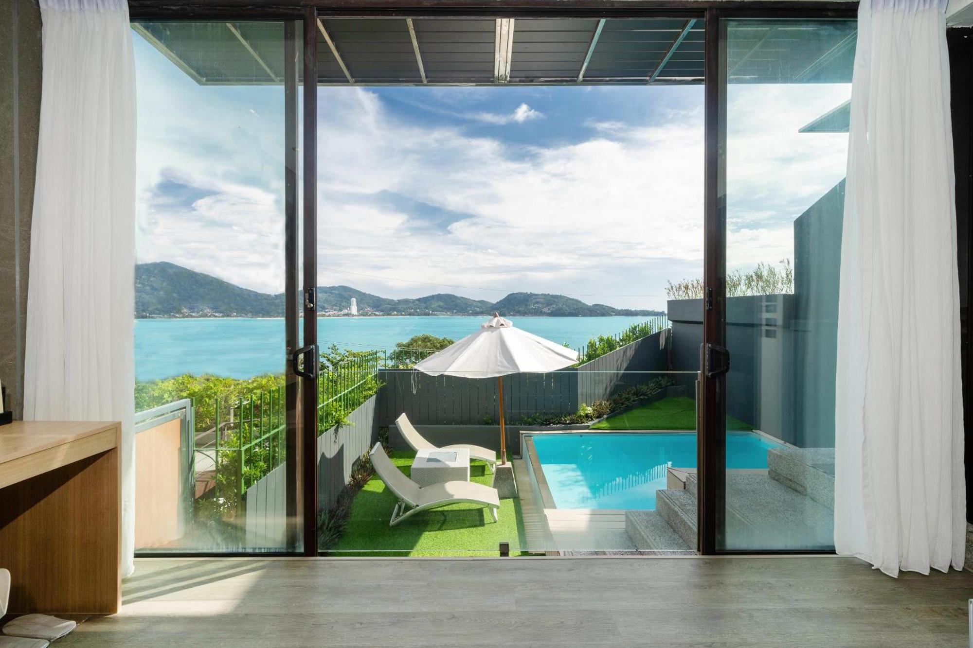 Indochine Resort And Villas - Sha Extra Plus Patong Dış mekan fotoğraf View from a suite at the resort